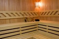 Sauna detail Royalty Free Stock Photo