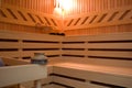 Sauna detail Royalty Free Stock Photo