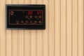Sauna Heater Control Temperature Regulation Sensor Display. 3d Rendering Royalty Free Stock Photo