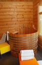 Sauna interior Royalty Free Stock Photo