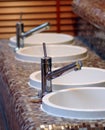 Sauna sinks Royalty Free Stock Photo