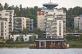 Sauna and spa cruise, Jyvaskyla city. Finland traditional lifestyle