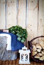 Sauna time Royalty Free Stock Photo