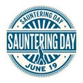 Sauntering Day stamp