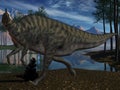 Saurolophus Angustirostris-3D Dinosaur