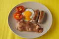 Sausage, Bacon and Egg