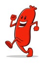 Sausage Cartoon Character