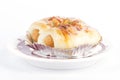 Sausage cheese bread roll Royalty Free Stock Photo