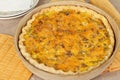 Sausage and Cheese Quiche