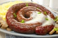 Sausage Coil Royalty Free Stock Photo