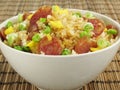 Sausage Fried Rice Royalty Free Stock Photo