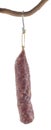 Sausage hanging to dry. Royalty Free Stock Photo