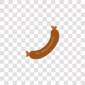 sausage icon sign and symbol. sausage color icon for website design and mobile app development. Simple Element from gastronomy set Royalty Free Stock Photo