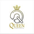 Sausage logo, Queen sausage line art