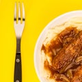 Sausage And Mashed Potatoes With Onion Gravy Royalty Free Stock Photo