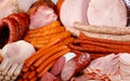 Sausage and meat Royalty Free Stock Photo