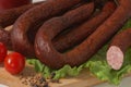 Sausage and pepper grains