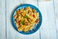 Sausage squash risotto