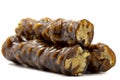 Sausage walnuts. Turkish walnut raisin sausage sweet. Close up