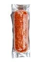 Sausage on a white background