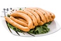 Sausages fresh Royalty Free Stock Photo