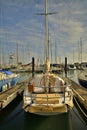 Ferry at Marin County Harbor Royalty Free Stock Photo