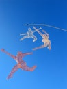 ART- Figures of Metal Ballet Dancers High in the Sky