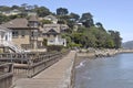 Sausalito California houses on a hill.