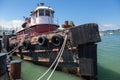 SAUSALITO, CALIFORNIA/USA - AUGUST 6 : Old tugboat moored at the