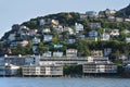 Sausalito Hillside Homes Royalty Free Stock Photo