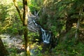 Saut du bouchot canyon in the vosges mountains