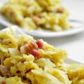 Sauteed cabbage with bacon