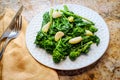 Sauteed Garlic Broccoli Rabe Royalty Free Stock Photo