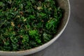 Sauteed kale plant Royalty Free Stock Photo