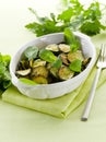 Sauteed zucchinis Royalty Free Stock Photo