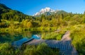 Sava spring, Zelenci, Slovenia Royalty Free Stock Photo