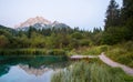 Sava spring, Zelenci, Slovenia Royalty Free Stock Photo