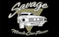 Savage, Muscle Car Power Vintage Art