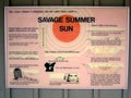 Savage summer sun in death valley