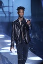 21 Savage walks the runway at the Philipp Plein fashion show Royalty Free Stock Photo