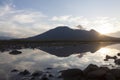 Savana Bekol during the rainy season, on Baluran national park, Situbondo district, East Java Royalty Free Stock Photo