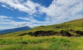 Savana -on the way to Plawangan, Mt. Rinjani hike Royalty Free Stock Photo