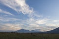 Savana Bekol on Baluran national park, Situbondo district, East Java Royalty Free Stock Photo