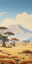 Savanna Serenity A Majestic Landscape Painting