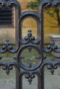 Savannah Architecture Black Wrought Iron Royalty Free Stock Photo