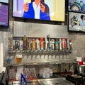 Draft Beer tappers at Coaches Corner Sports Bar and Grill in Savannah, GA