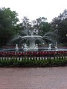 Savannah georgia fountain Royalty Free Stock Photo