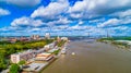 Savannah, Georgia, USA Downtown Skyline Aerial Royalty Free Stock Photo