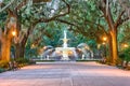 Savannah Georgia Fountain