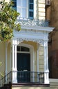 Savannah Townhouse Front Door Royalty Free Stock Photo